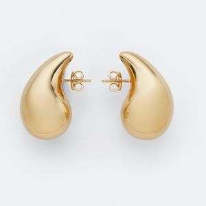 Bottega gold drop earrings